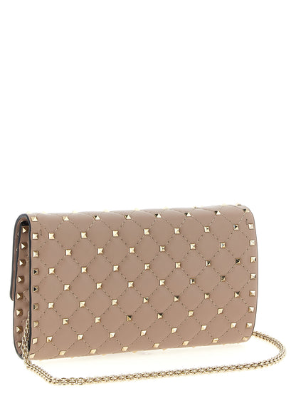 Multicolor Lamb Leather Shoulder Bag