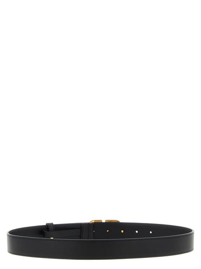 Black Calfskin Regular Belt