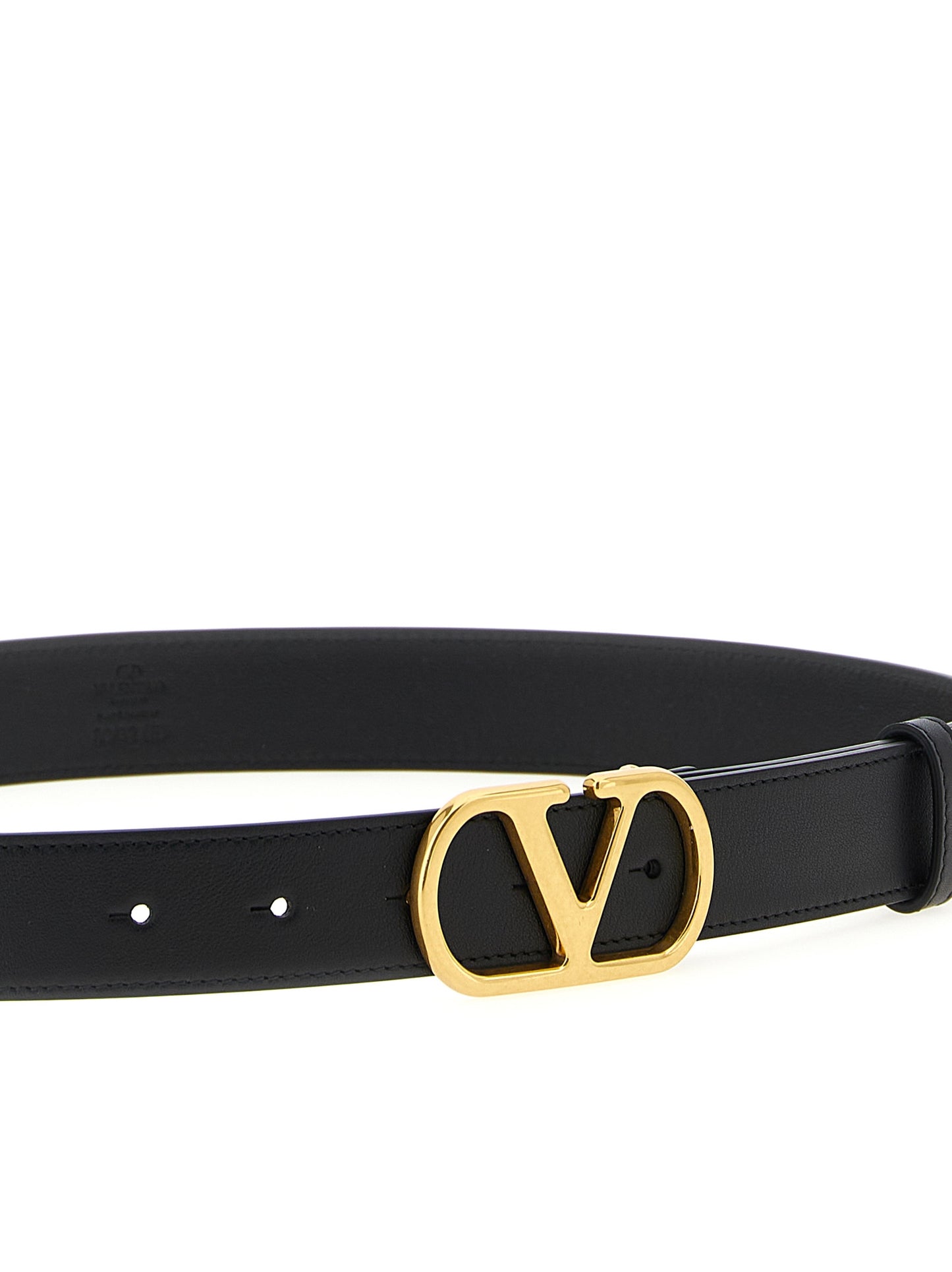 Black Calfskin Regular Belt
