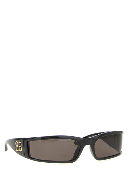 Black Polyamide Sunglasses