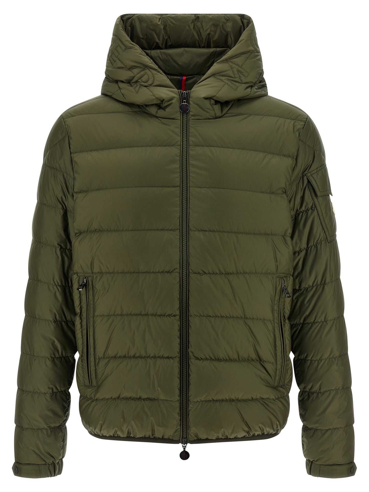 Bicolor Polyamide Full-Length Jacket