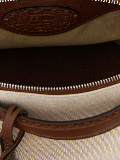 Beige Polyethylene Handbag