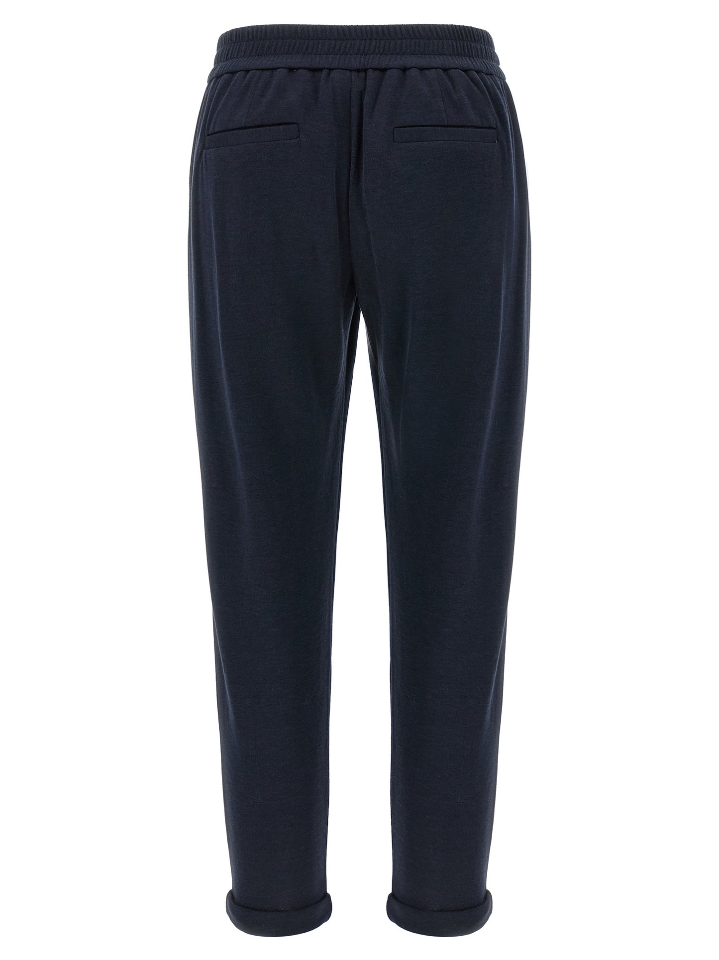 Blue Cotton Joggers (Workout Pants)