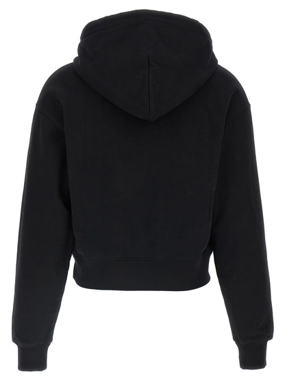 Black Cotton Hoodie