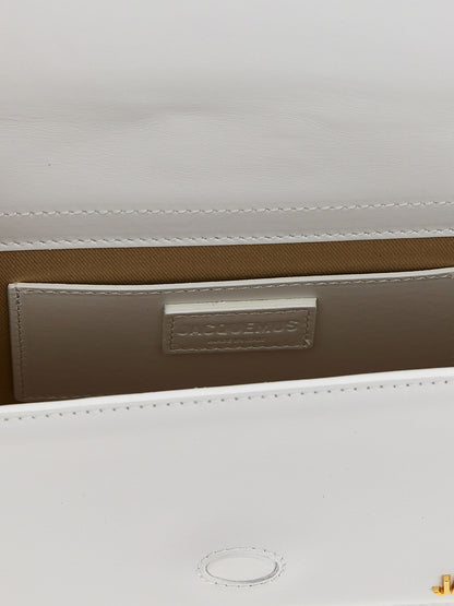 White Cowhide Handbag
