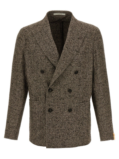 Brown Virgin Wool Blazer