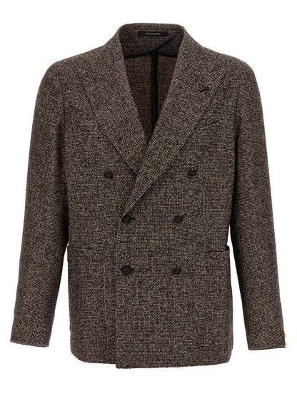 Brown Virgin Wool Blazer