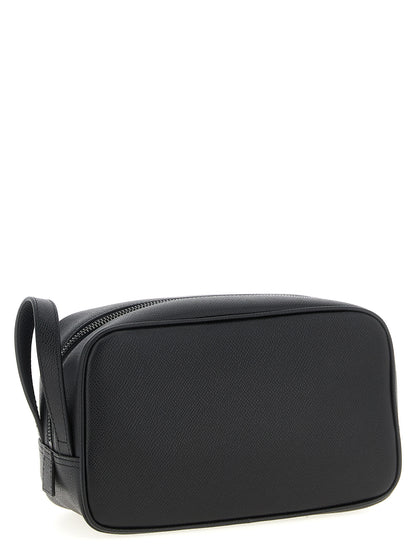 Black Calfskin Leather Wallet