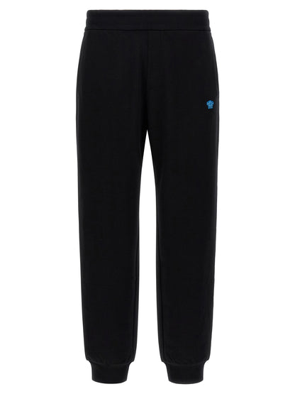 Black Cotton Joggers (Workout Pants)