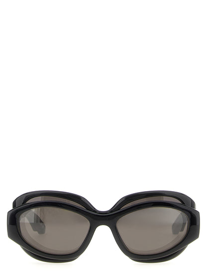 Black Polyamide Sunglasses