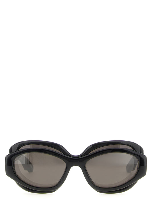 Black Polyamide Sunglasses