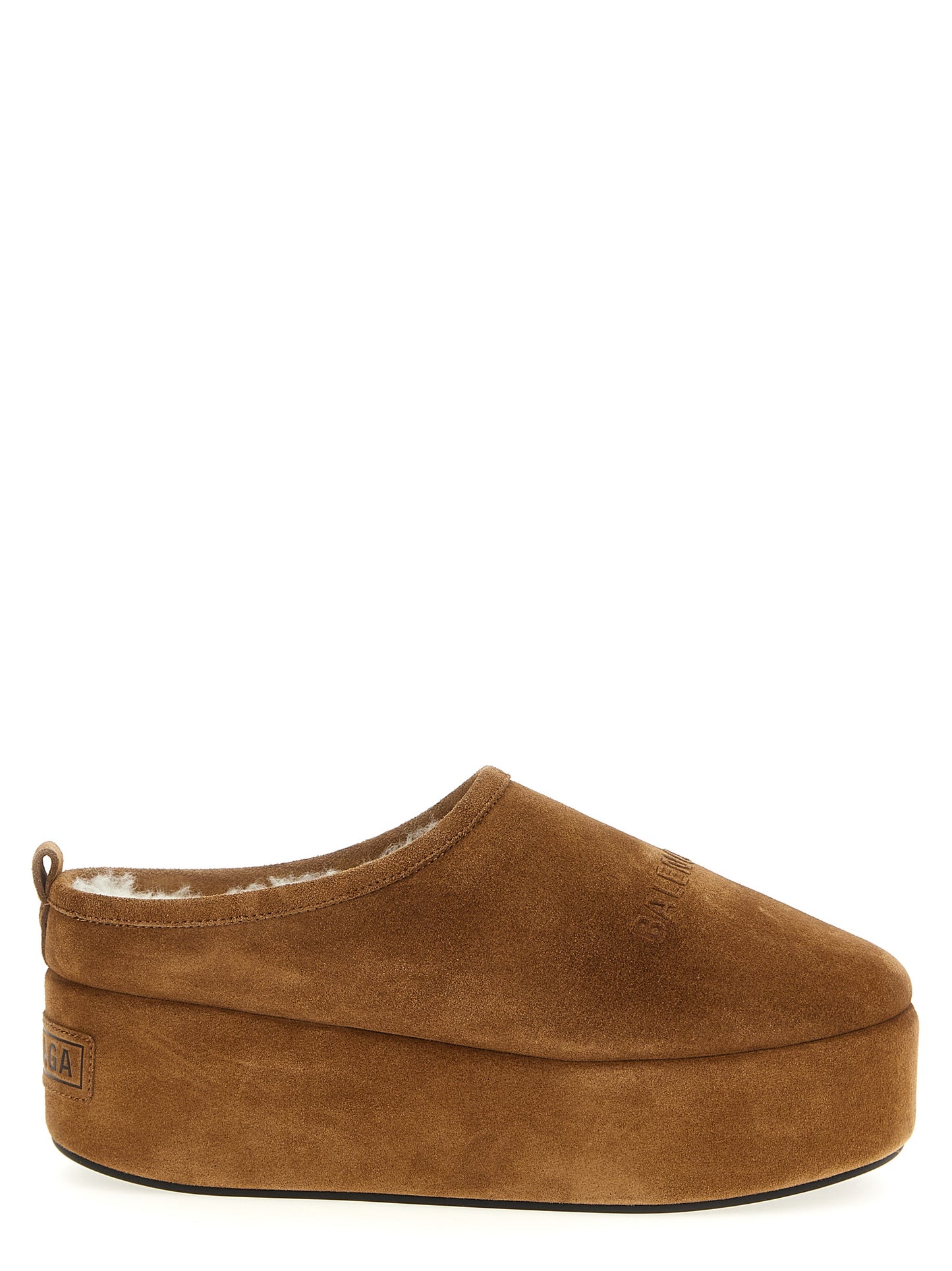 Brown Calfskin Mules
