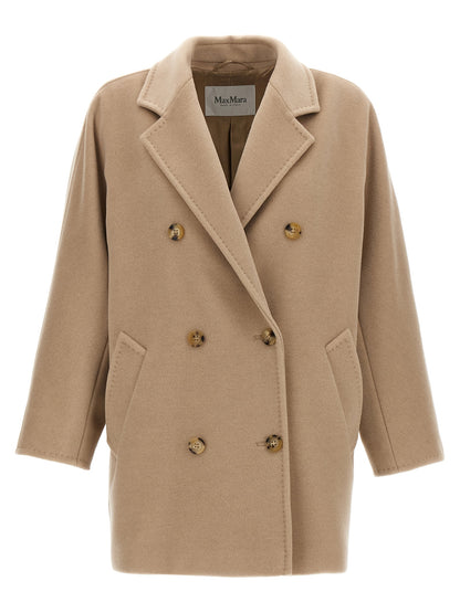 Beige Virgin Wool Coat