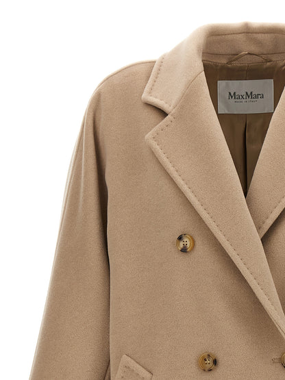 Beige Virgin Wool Coat