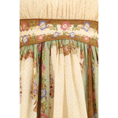 Multicolor Cotton Casual Dress