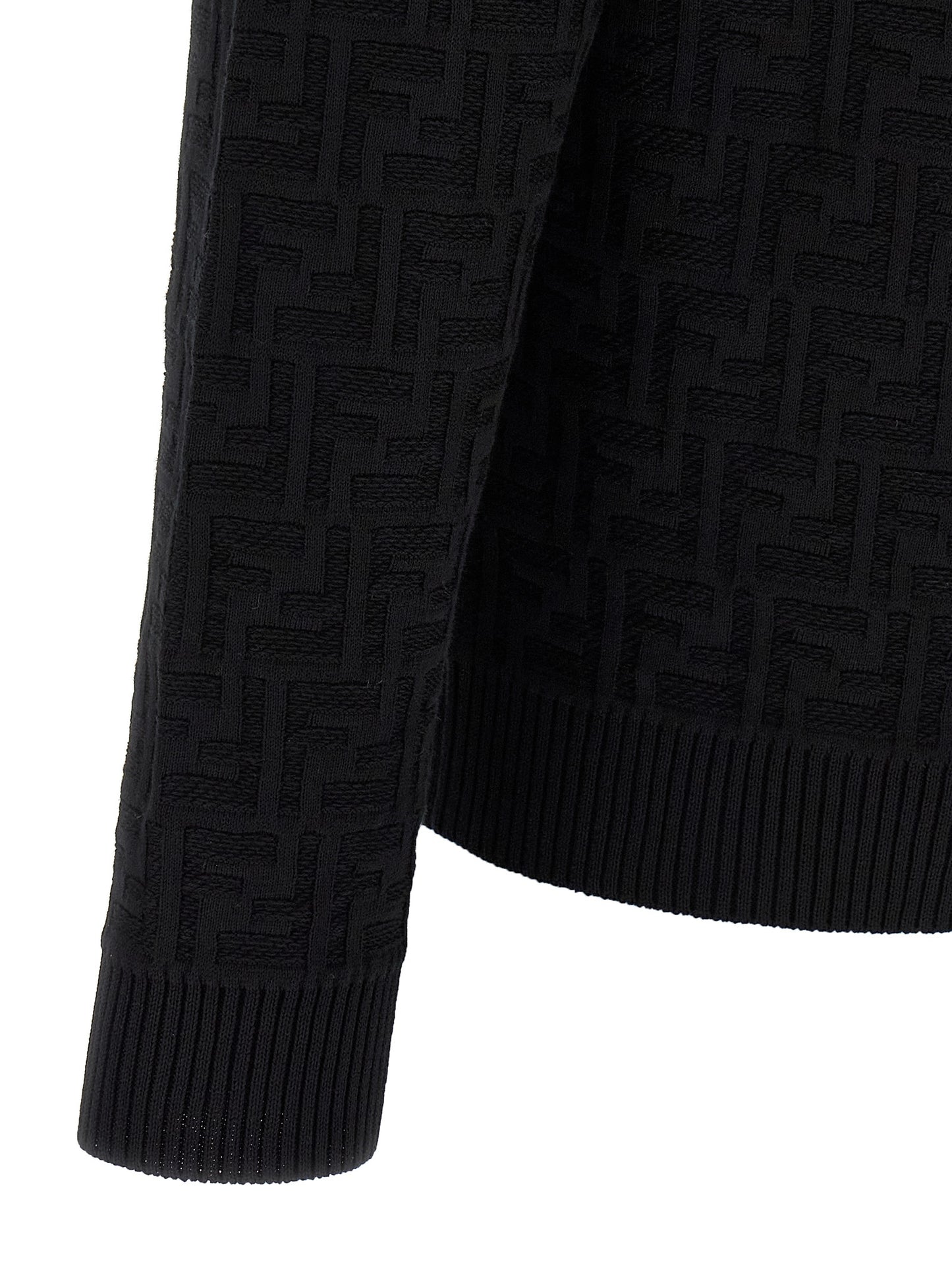 Black Cotton Cardigan