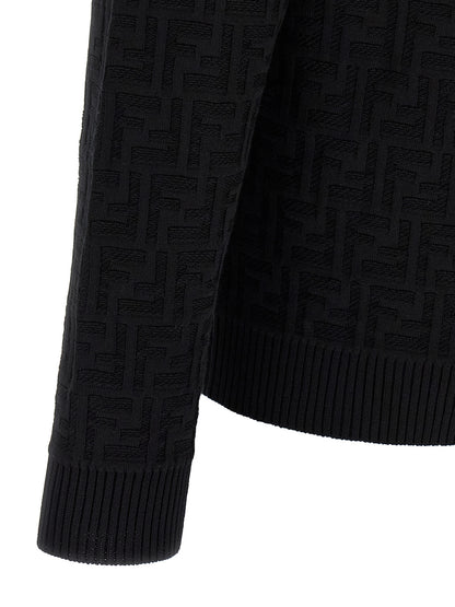 Black Cotton Cardigan