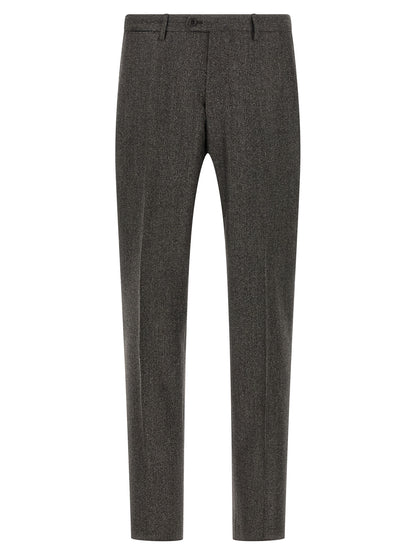 Brown Virgin Wool Two-Piece Suit