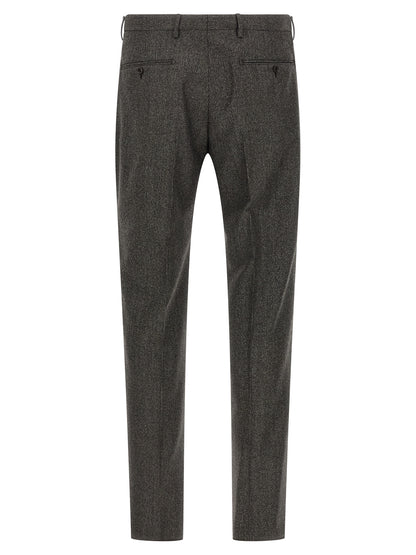 Brown Virgin Wool Two-Piece Suit