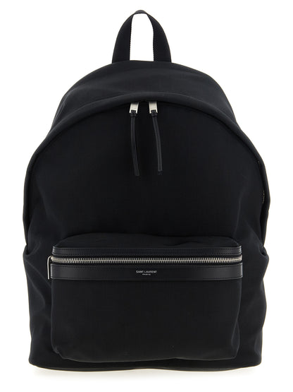 Black Polyamide Backpack