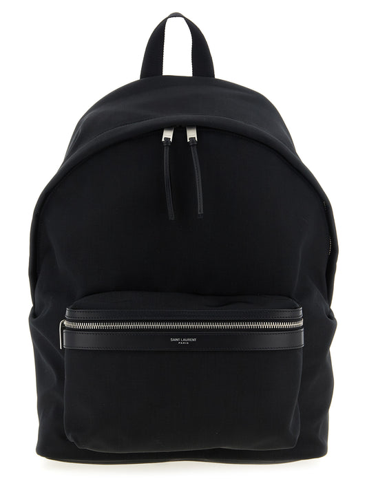 Black Polyamide Backpack