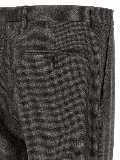 Brown Virgin Wool Two-Piece Suit