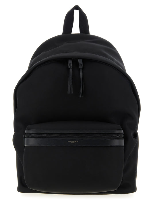 Black Polyamide Backpack