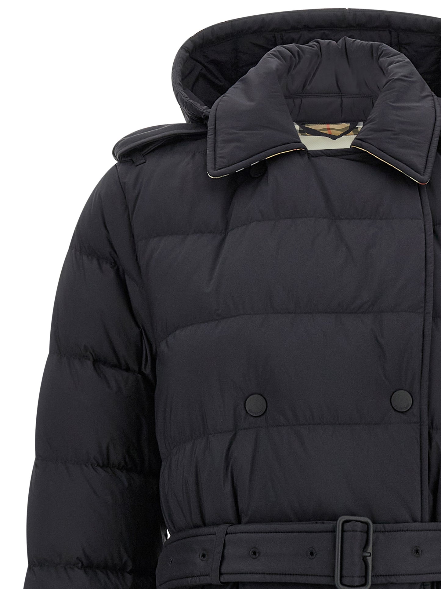 Black Polyamide Coat