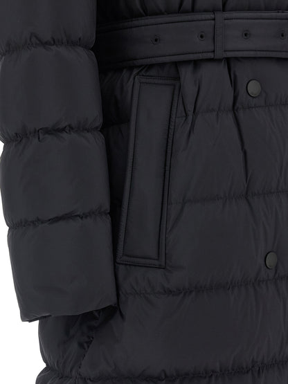 Black Polyamide Coat