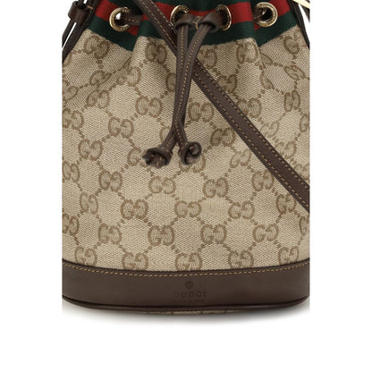 Beige Fabric Handbag