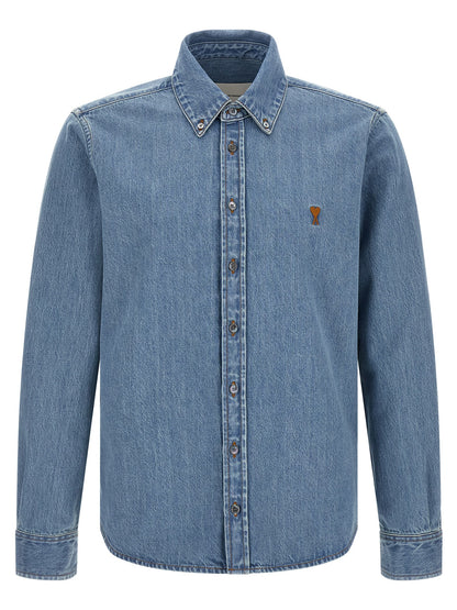 Blue Cotton Blouse
