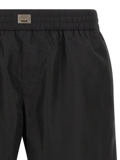 Black Polyamide Swim Shorts