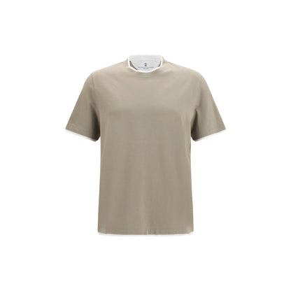 Bicolor Cotton T-Shirt
