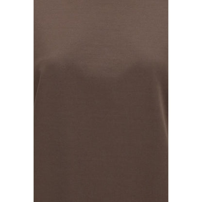 Brown Cotton T-Shirt