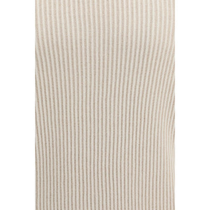 Beige Cashmere Turtleneck