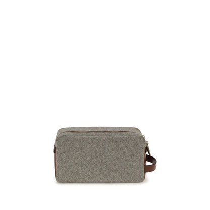 Gray Wool Oves Aries Wallet