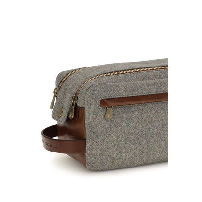 Gray Wool Oves Aries Wallet