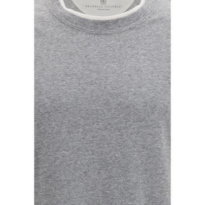Gray Cotton T-Shirt