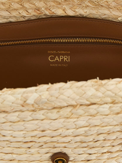 Beige Cork Shoulder Bag