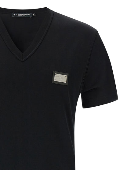 Black Cotton T-Shirt