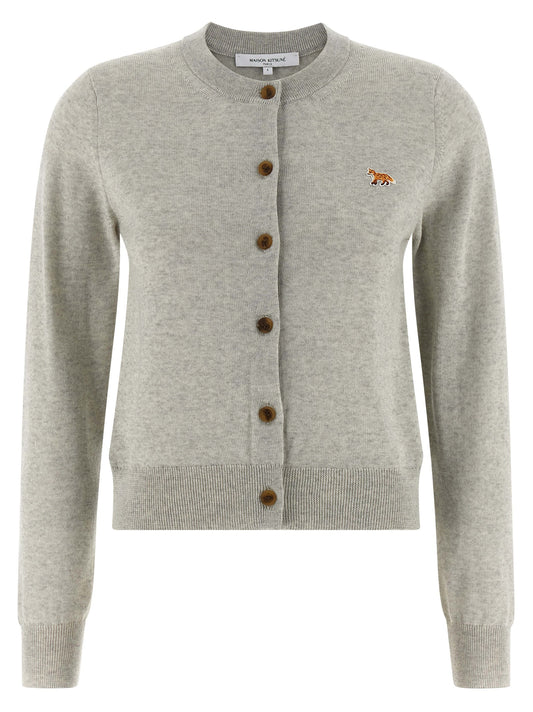 Gray Virgin Wool Cardigan