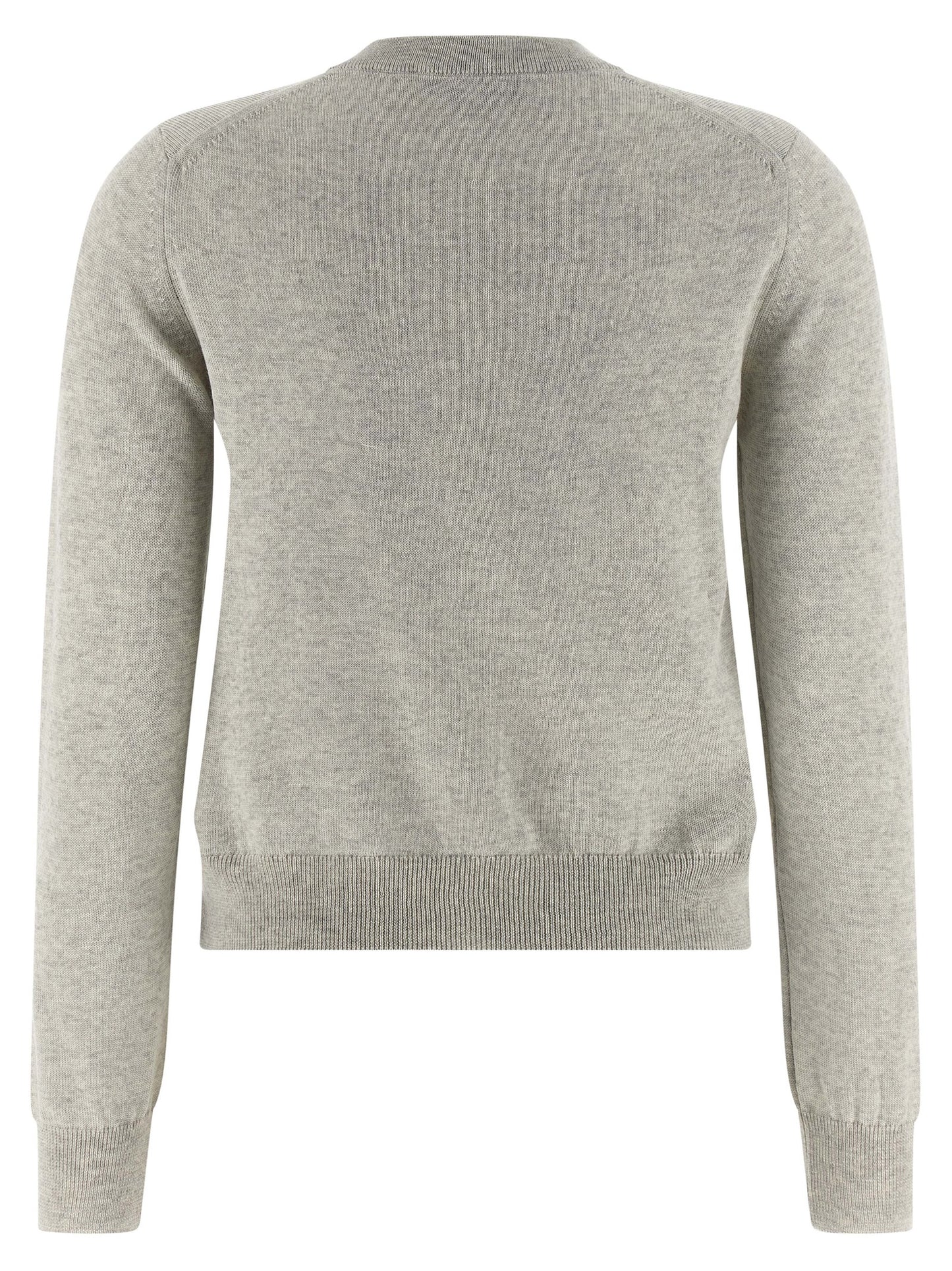 Gray Virgin Wool Cardigan