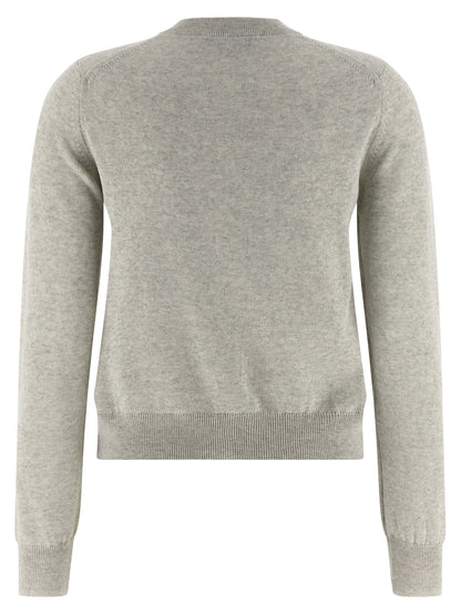 Gray Virgin Wool Cardigan