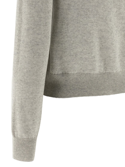 Gray Virgin Wool Cardigan