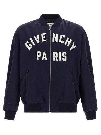 Blue Cotton Bomber