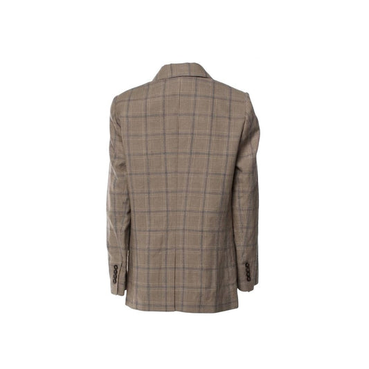 Brown Linen Blazer