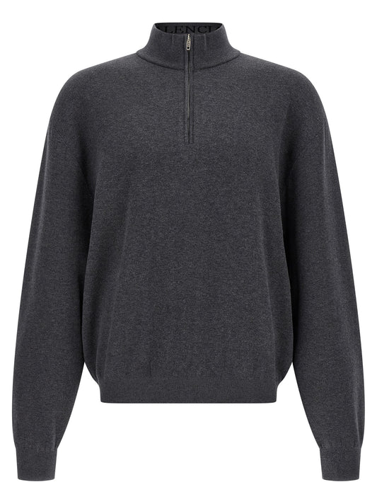 Gray Cotton Cardigan