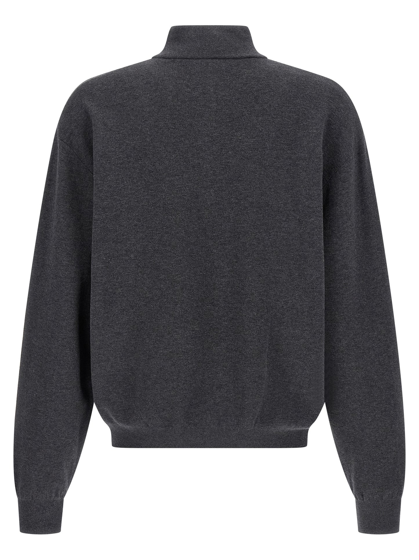 Gray Cotton Cardigan