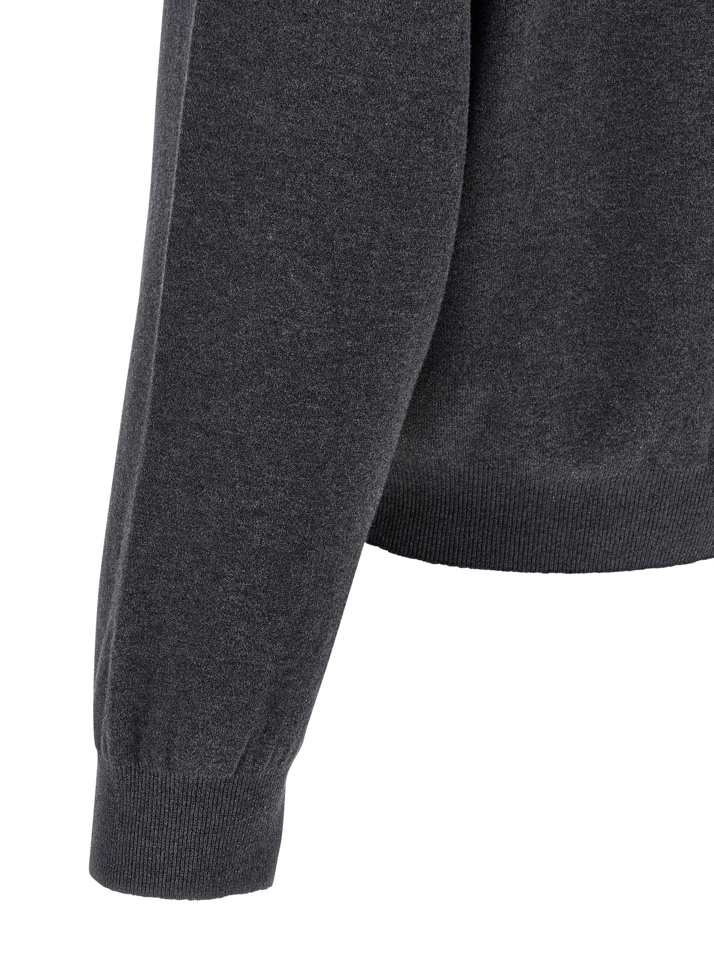 Gray Cotton Cardigan