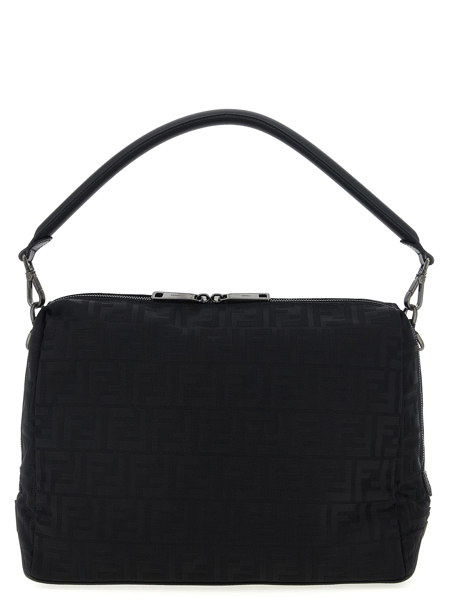 Black Polyamide Shoulder Bag